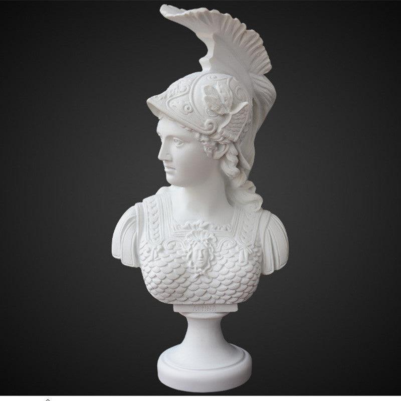 Athena Greek Goddess Wisdom Sculpture Ornament for Home Decor