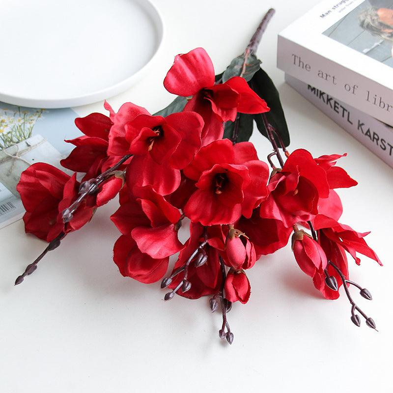 Magnolia Silk Flower Arrangement - Premium Home Decor and Wedding Photography Props