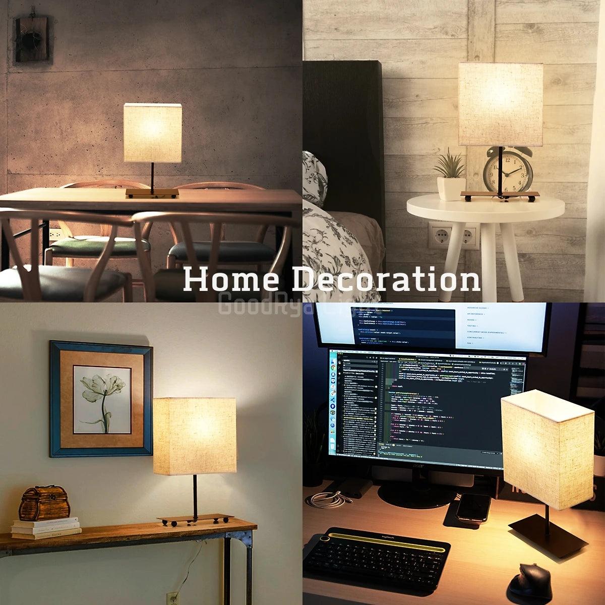 Japanese Style USB Dimmable Retro Table Lamp | Elegant Home Lighting Solution