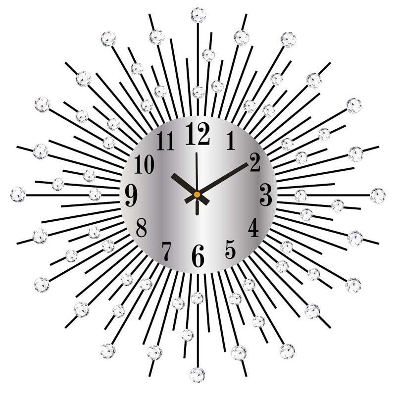 Ironclad Round Wall Clock with Personalized Charm