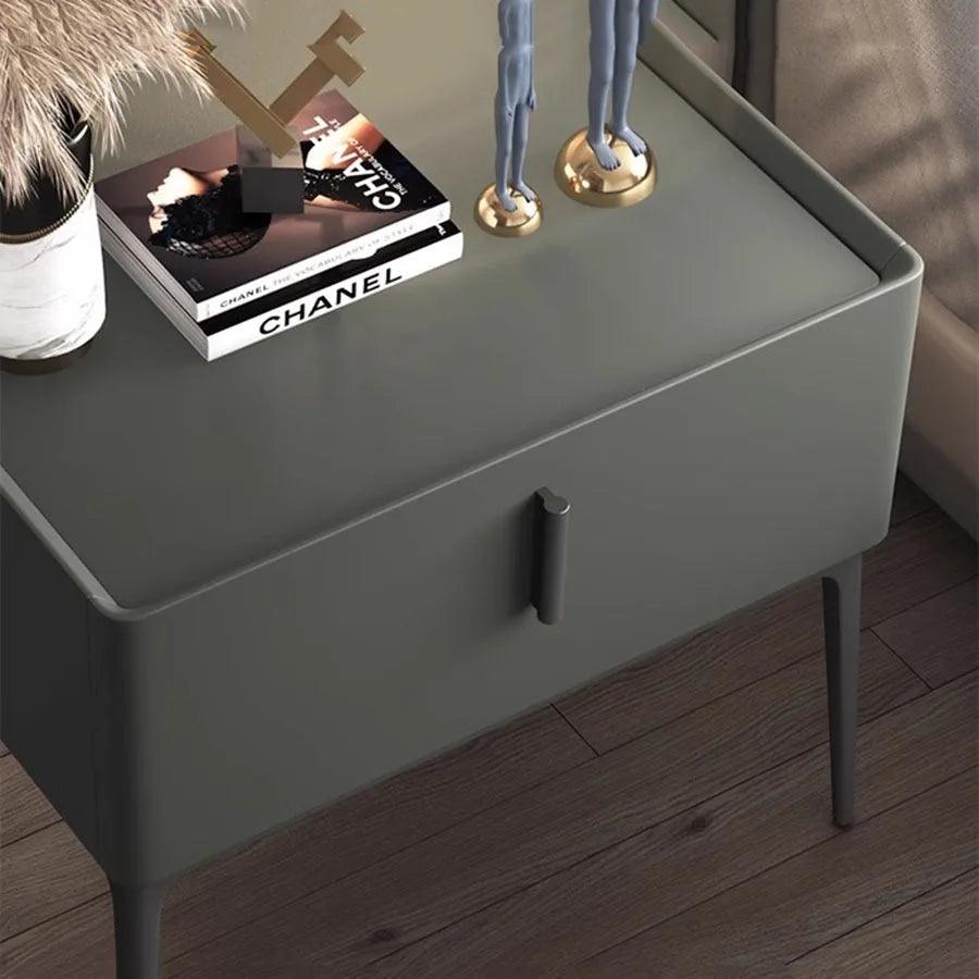Nordic Style Minimalist Nightstands Set for Bedroom - Wooden Drawer Organizers