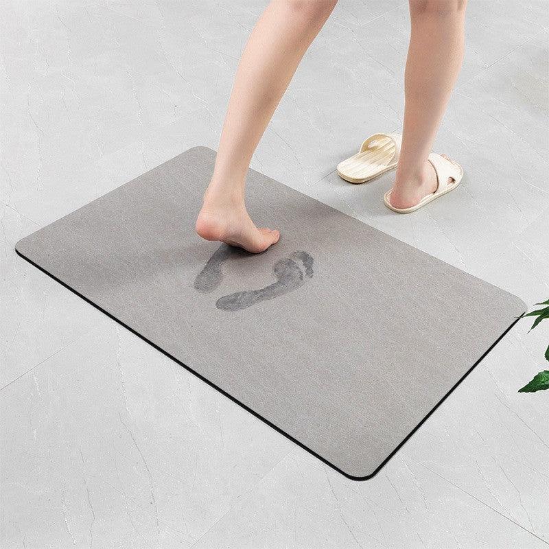 Luxurious European Style Linen Bathroom Mat - Fast Water Absorption & Exquisite Design