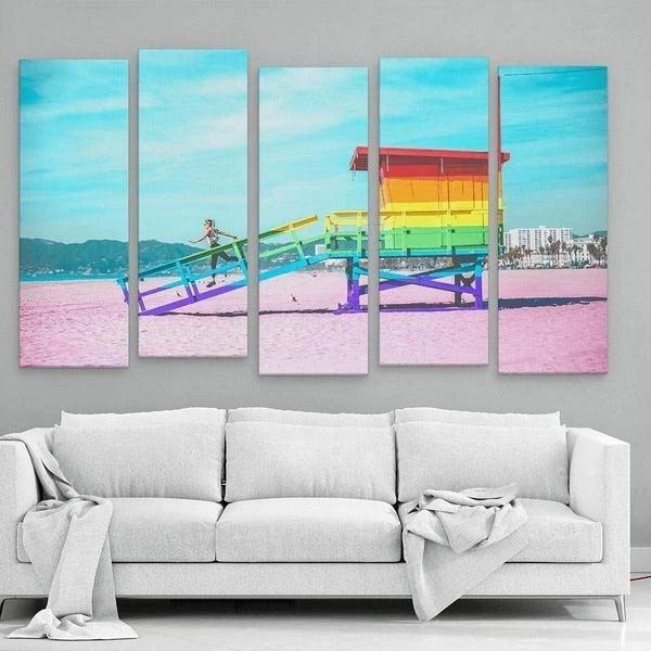 Five-Piece Abstract Canvas Wall Art Set