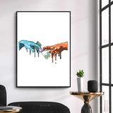 Abstract Harmony Canvas Wall Art - Contemporary Minimalist Home Decor