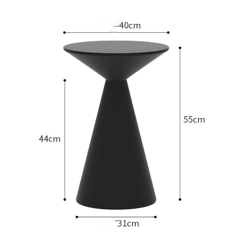 Marble Top Round Side Table - Elegant Living Room Accent Piece