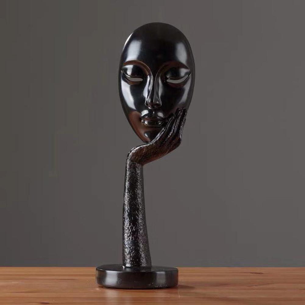 Abstract Thinker Lady Sculpture - Modern Nordic Home Decor Craft