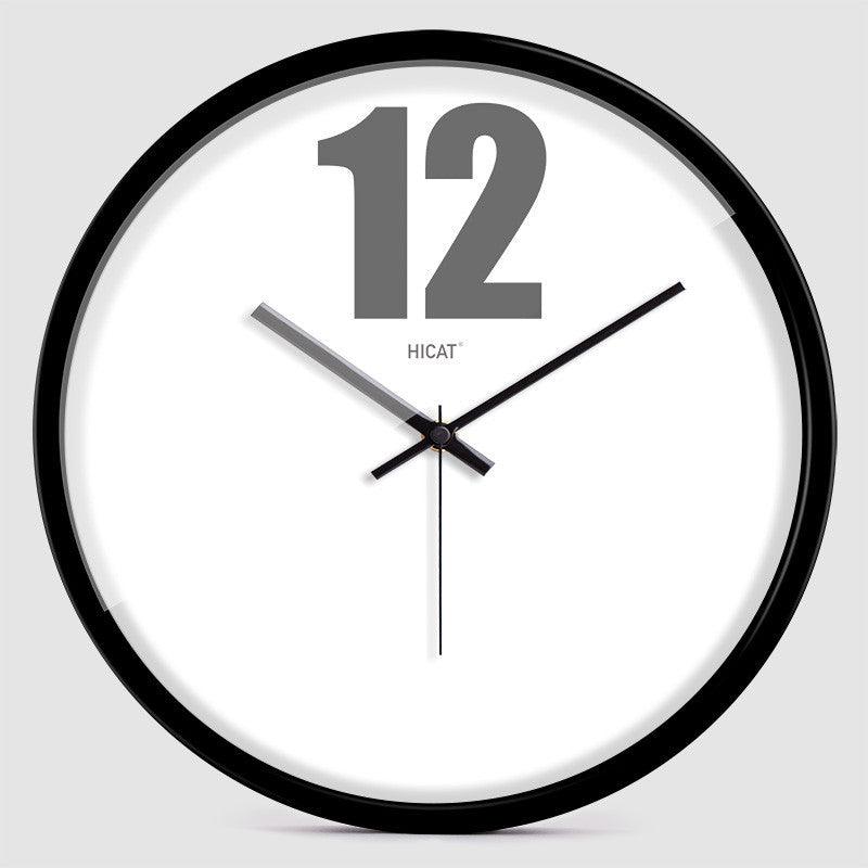Silent Quartz Wall Clock with Creative Design - Modern Bedroom Decor