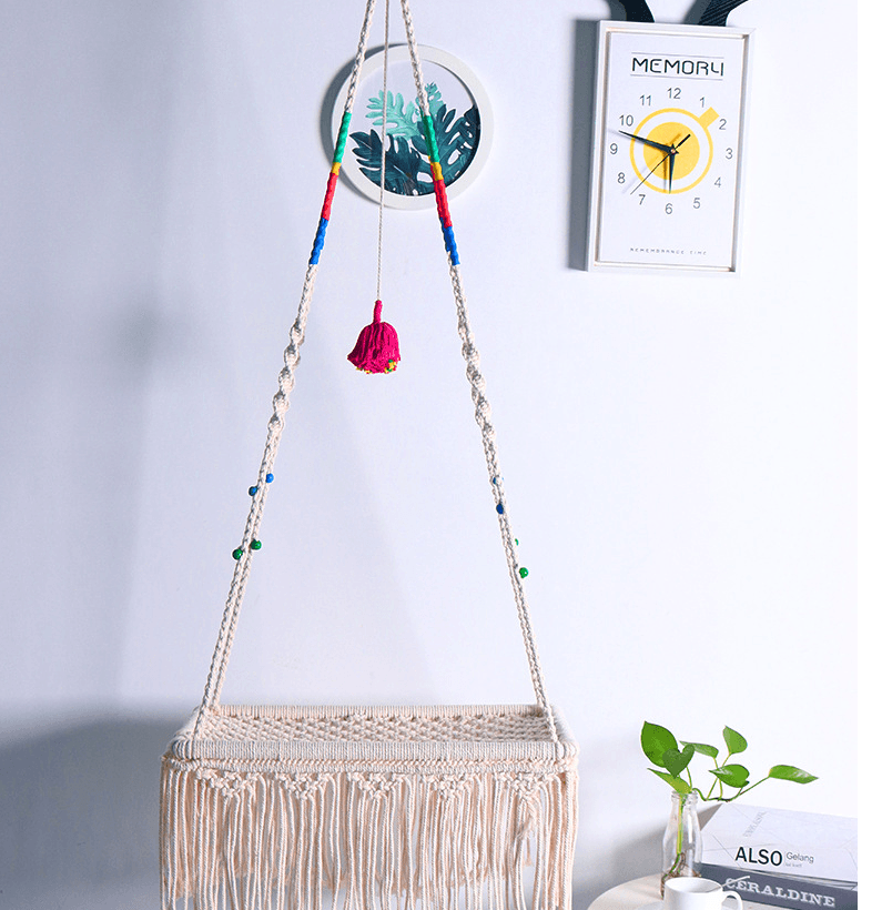 Lace Cat Bed Swing Tapestry Pet Bed Cotton Rope Swing Chair