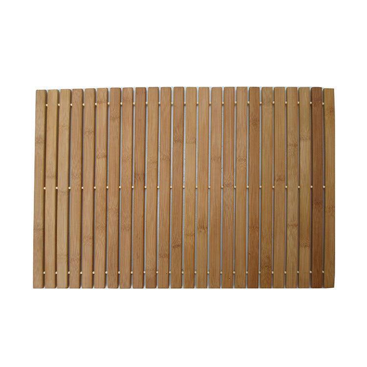Non-slip Floor Mat, Striped Wooden Mat, Bathroom Floor Mat, Carpet, Multifunctional Bamboo Bathroom Non-slip Mat