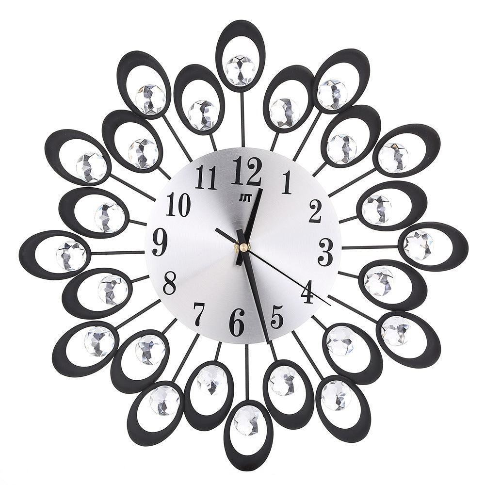 Ironclad Round Wall Clock with Personalized Charm