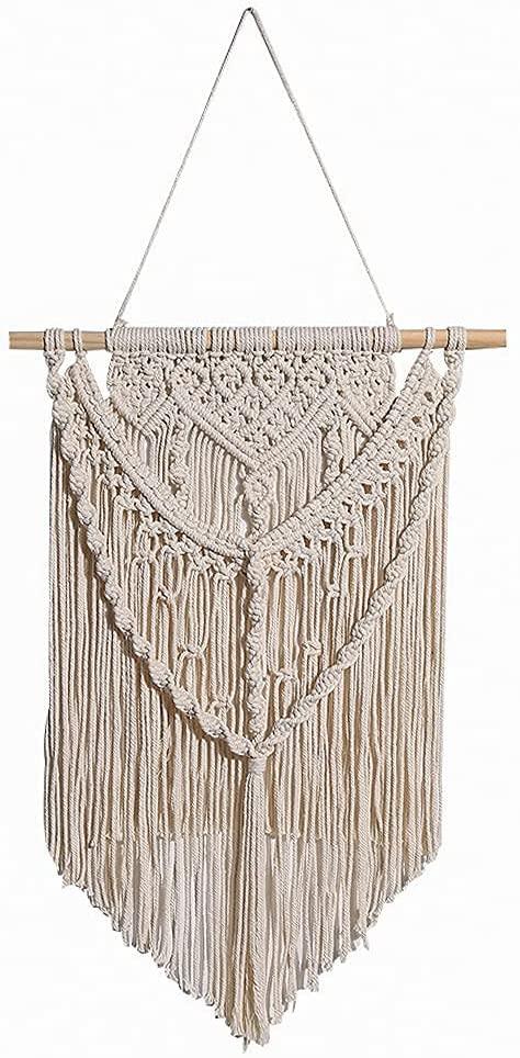Macrame Wall Hanging Woven Tapestry - Boho Wall Decor