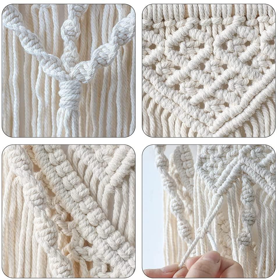 Macrame Wall Hanging Woven Tapestry - Boho Wall Decor
