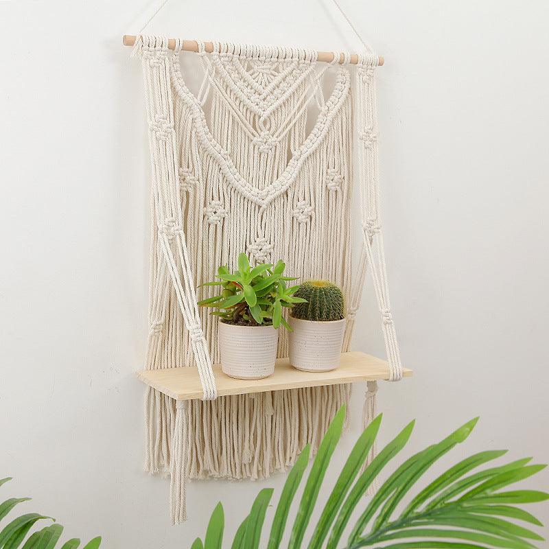 Twisted Braids Macrame Wall Tapestry | Hand-Woven Boho Decor
