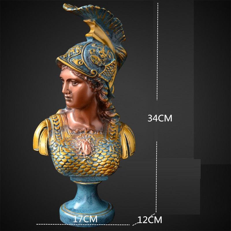 Athena Greek Goddess Wisdom Sculpture Ornament for Home Decor