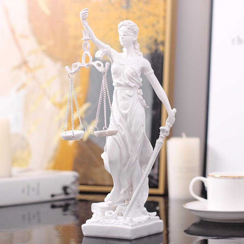 Nordic Goddess Resin Sculpture Ornament for Living Room Decor