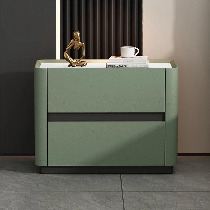Luxury Italian Design Nightstands with Drawer - Stylish Bedside Tables for Bedroom