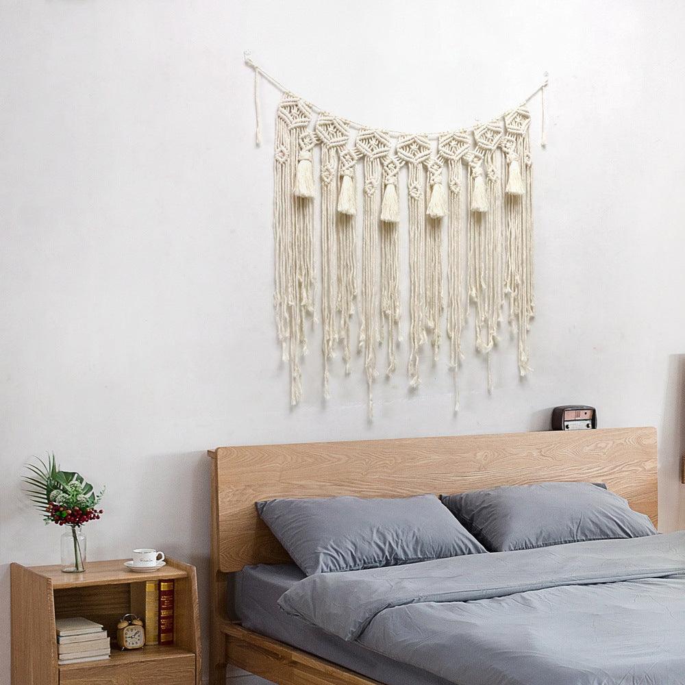 Boho Style Hand-Woven Tapestry Tassel Wall Hanging
