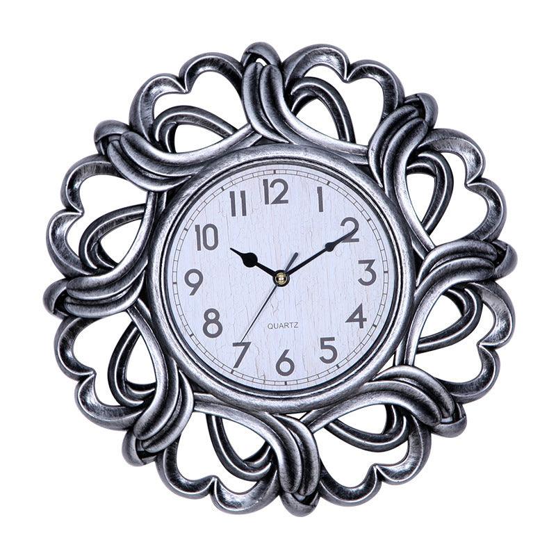 European Style 10 Inch Retro Wall Clock with Quartz Movement