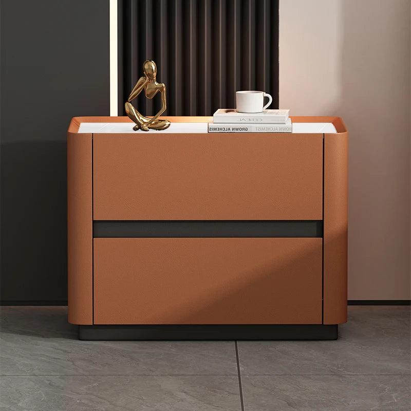 Luxury Italian Design Nightstands with Drawer - Stylish Bedside Tables for Bedroom