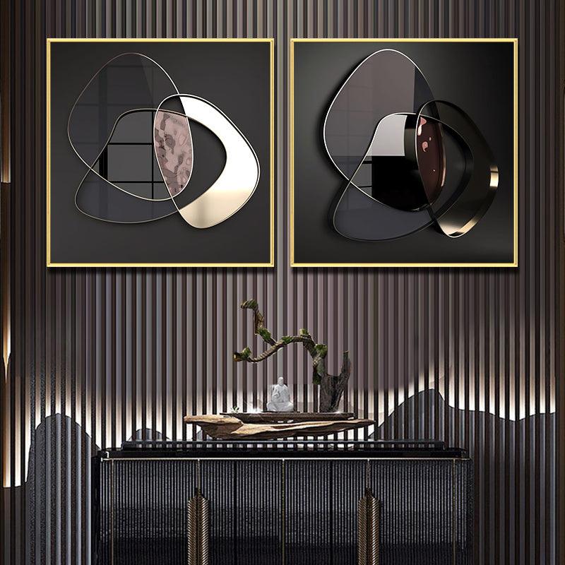 Sophisticated Abstract Metal Wall Art Collection - Elegant Home Decor