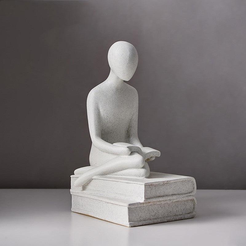 Nordic Home Decor Abstract Figure Statue Love Sculpture - Elegant Tabletop Decoration