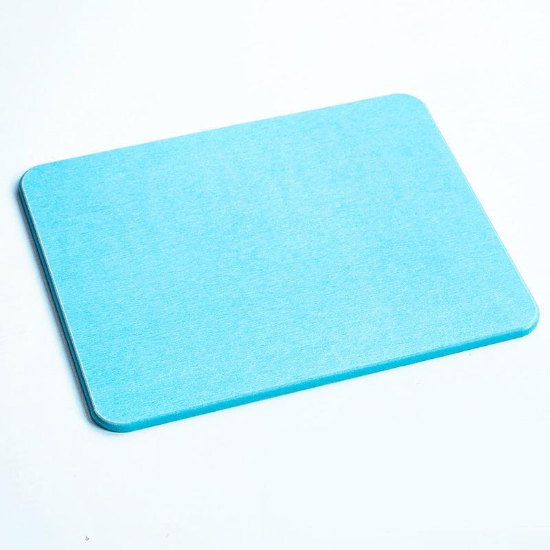 Absorbent Solid Color Bathroom Mat Set