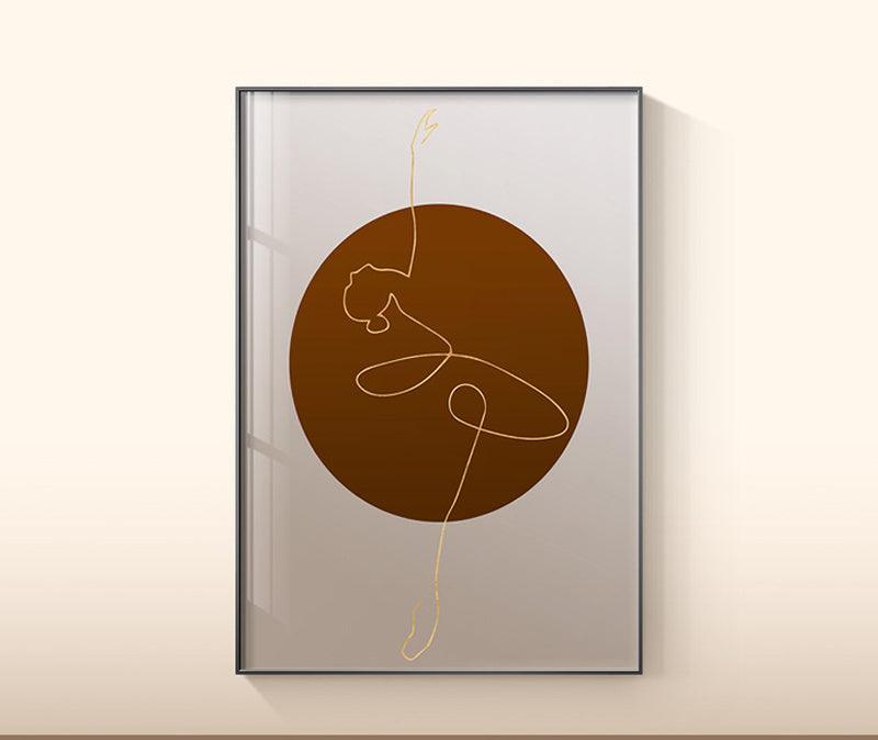 Sleek Abstract Canvas Wall Art Collection - Contemporary Artworks for Stylish Home Decor