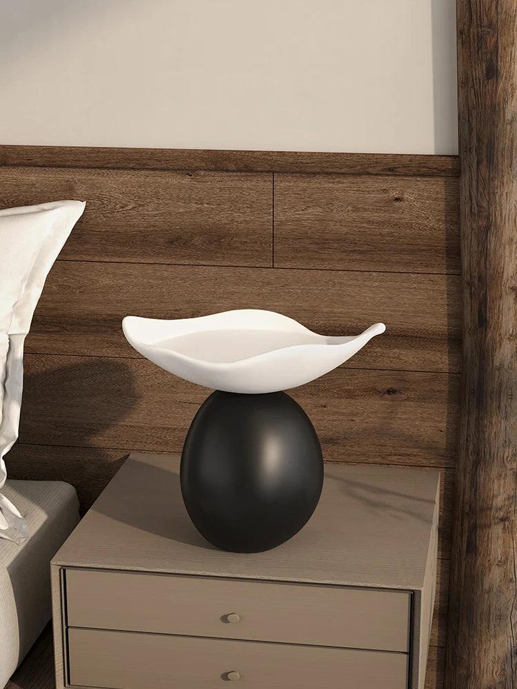 Serenity Orb Storage Sculpture - Abstract Desktop Decor