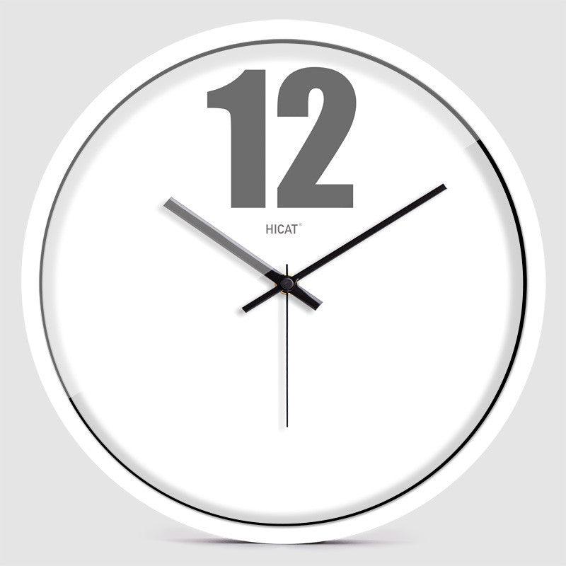 Silent Quartz Wall Clock with Creative Design - Modern Bedroom Decor