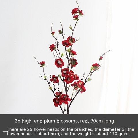 Winter Bliss Artificial Floral Branch with 26 Flower Heads - Elegant Home Decor