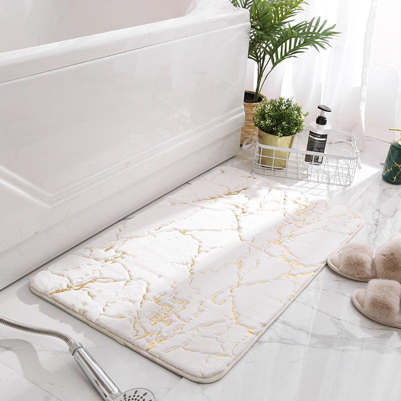 Luxurious Rabbit Fur Floor Mat - Modern Chinese Style Series - Machine Washable - Multiple Sizes and Colors - Perfect for Any Room