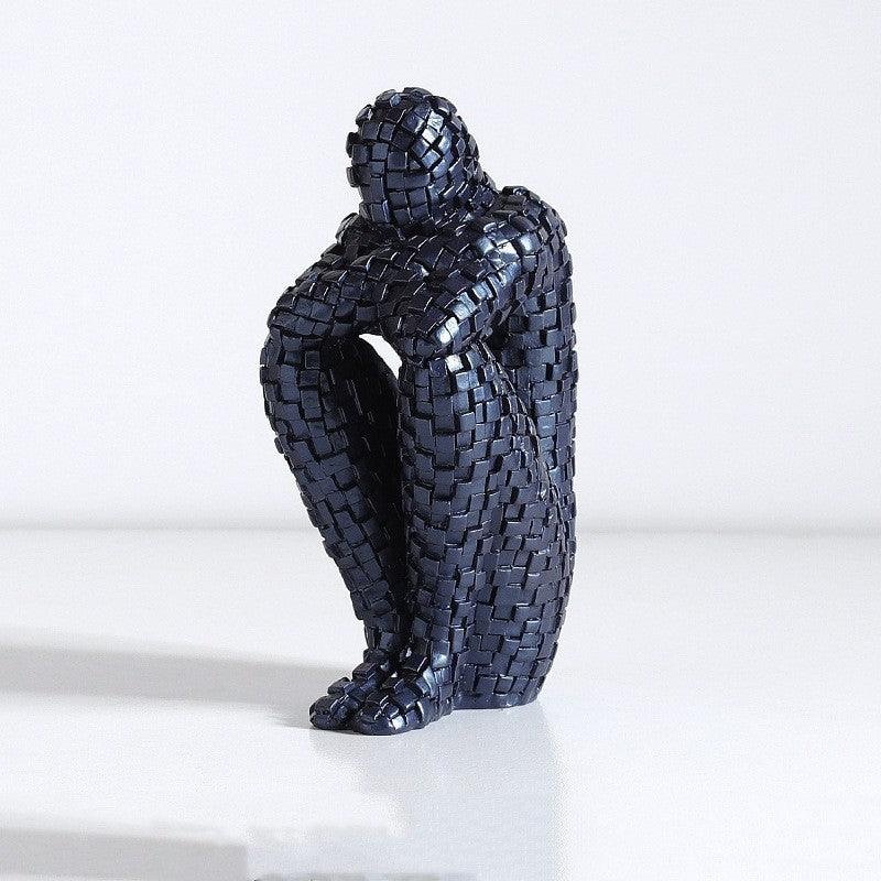 Creative Resin Manikin Sculpture for Home Decor