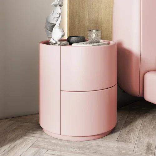 Nordic Pine Wood Nightstands with Drawer - Minimalist Modern Bedside Furniture