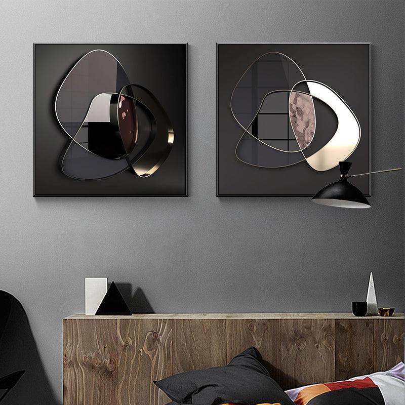 Sophisticated Abstract Metal Wall Art Collection - Elegant Home Decor