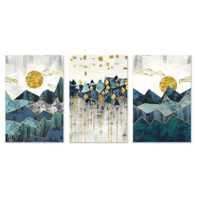 Nordic Abstract Landscape Canvas Wall Art Decor Collection