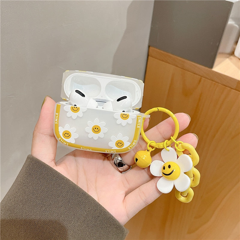 Smiley Flower Airpods 1 2 Pro Case