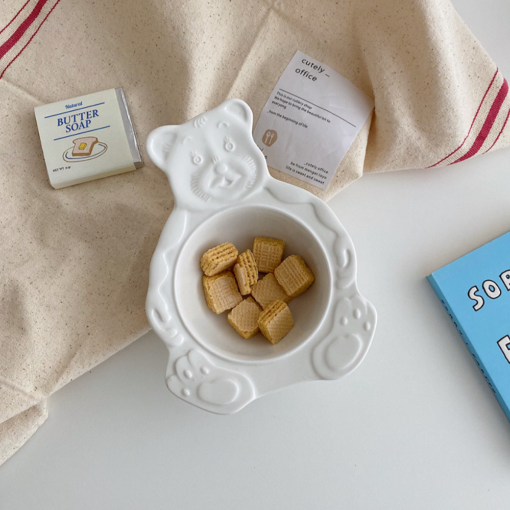 Cute Retro Bear Bowl