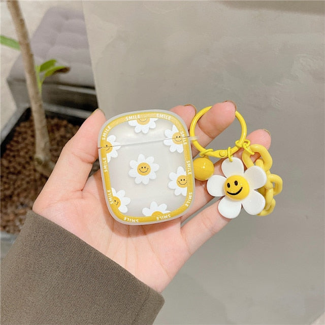 Smiley Flower Airpods 1 2 Pro Case