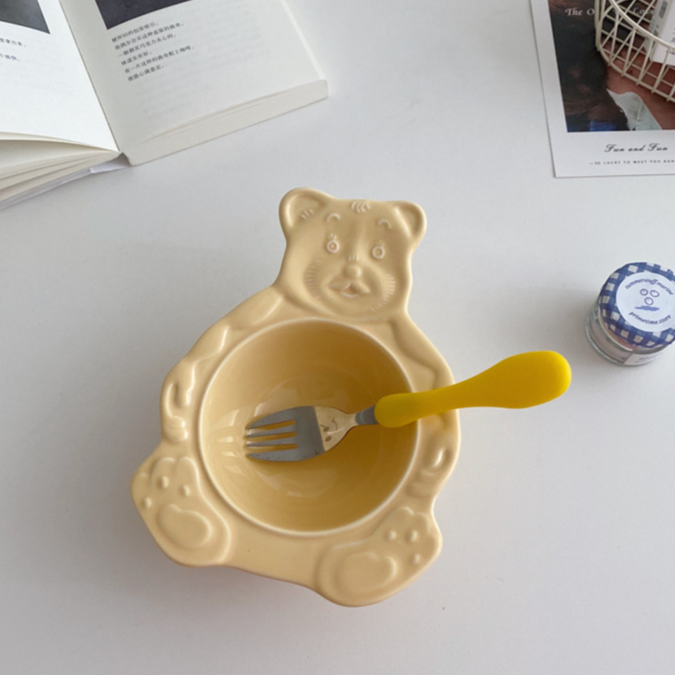 Cute Retro Bear Bowl