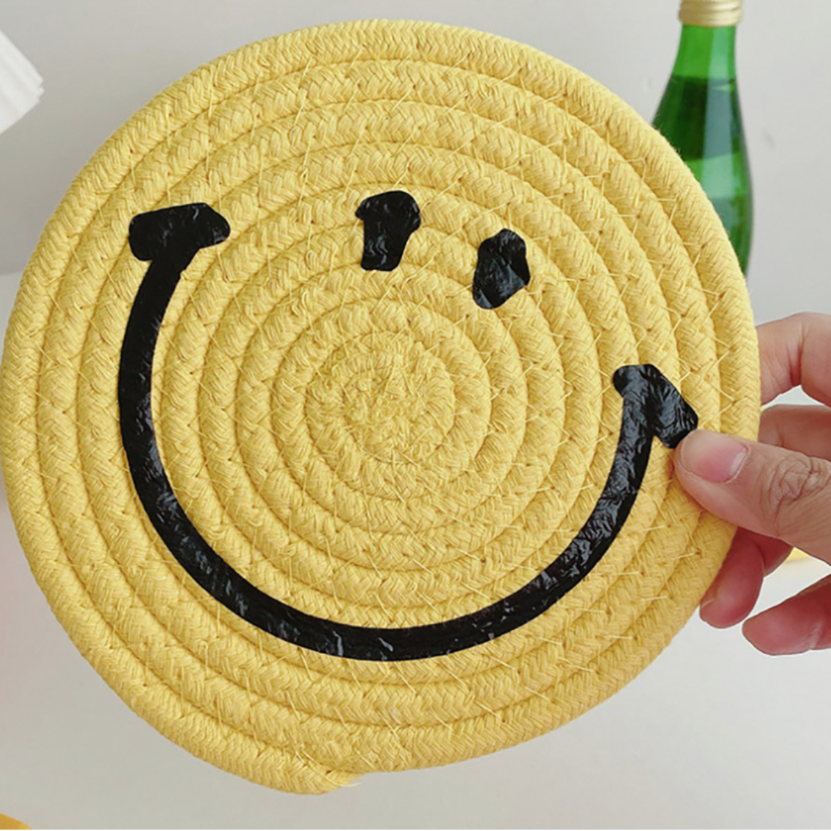 Happy Face Hot Pot Holder Coaster
