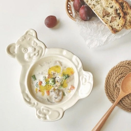 Cute Retro Bear Bowl