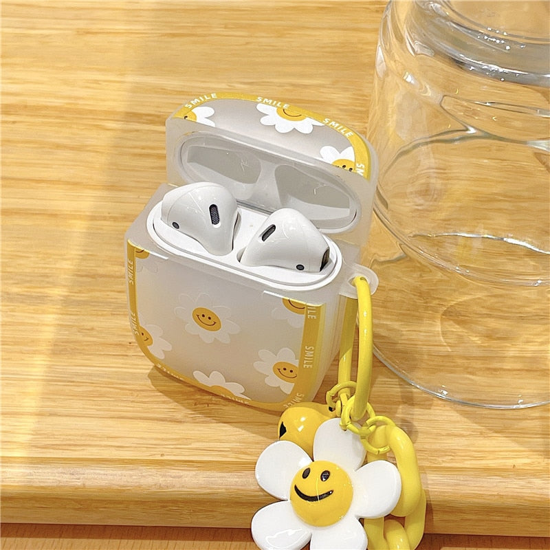 Smiley Flower Airpods 1 2 Pro Case